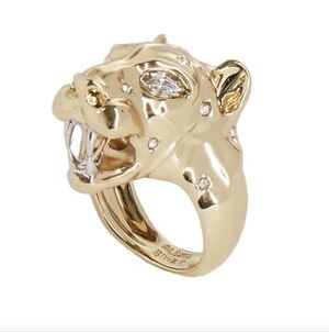 Alexis Bittar Panther Head Ring